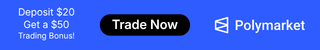 Polymarket — Deposit $20, Get a $50 Trading Bonus! with bonus code COLLEGEPM